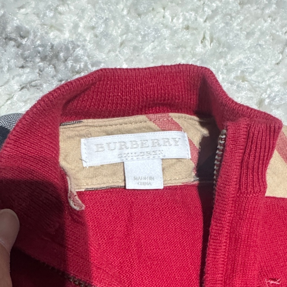 Burberry sweater with matching pants 6 months - Picture 2 of 4